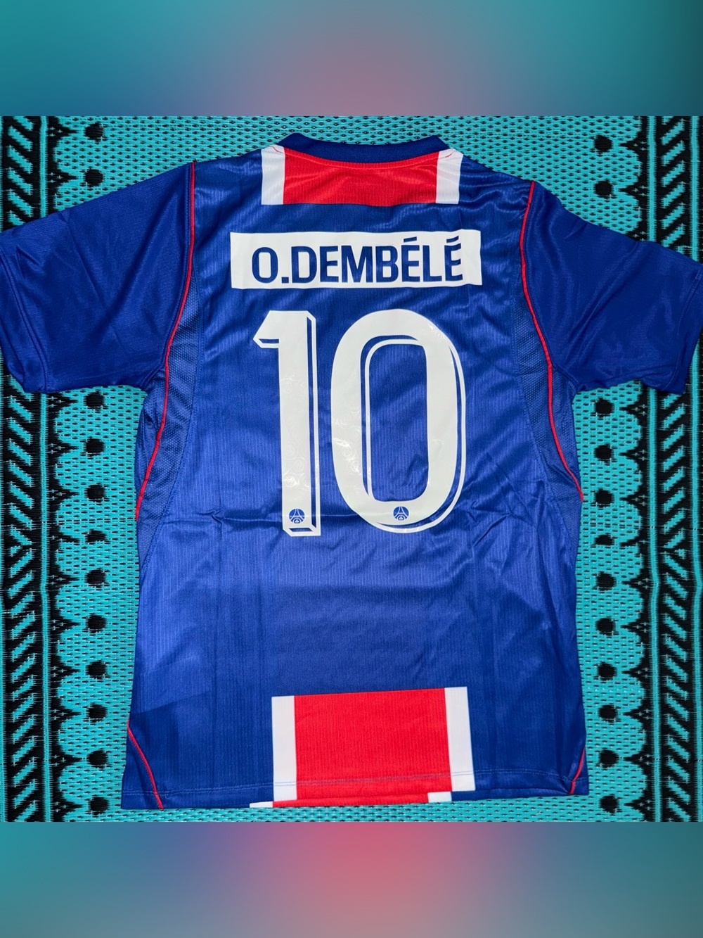 Ousmane Dembele 10 | PSG Home Jersey/Kit Fan Version (Medium)